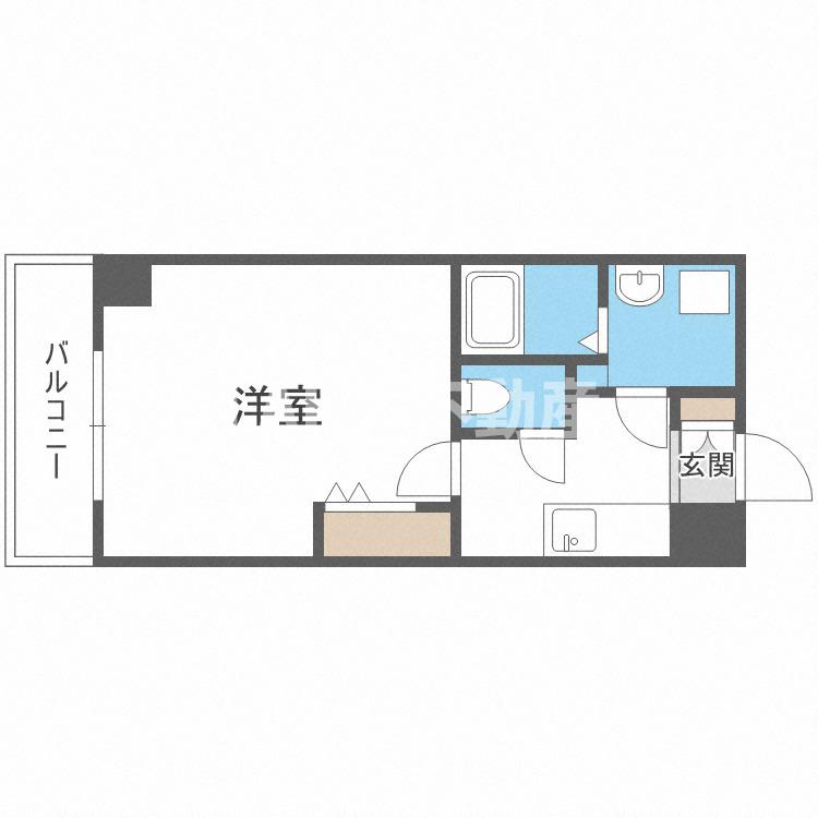 4階の間取り図