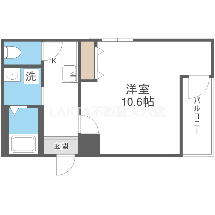 1階の間取り図