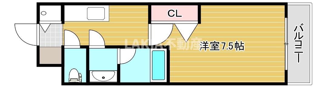 2階の間取り図