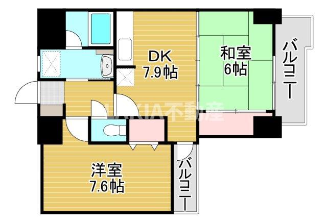 6階の間取り図