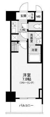 6階の間取り図