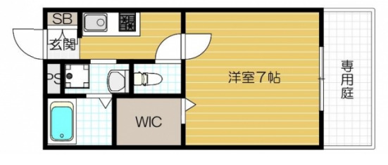 1階の間取り図