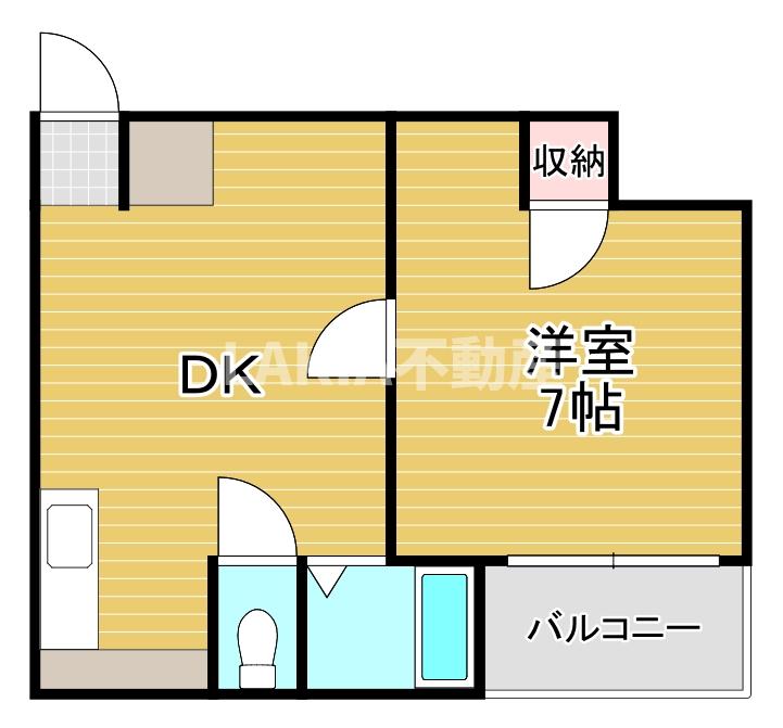 2階の間取り図