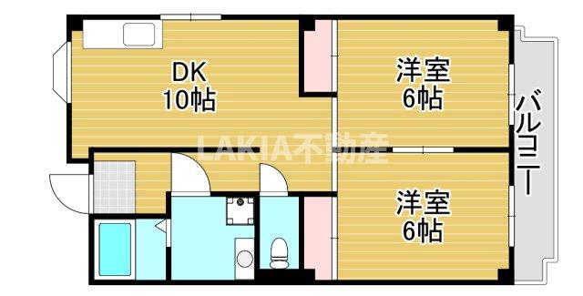 2階の間取り図