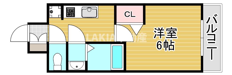 2階の間取り図