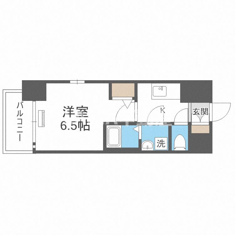 8階の間取り図