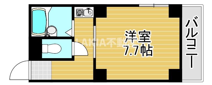 4階の間取り図