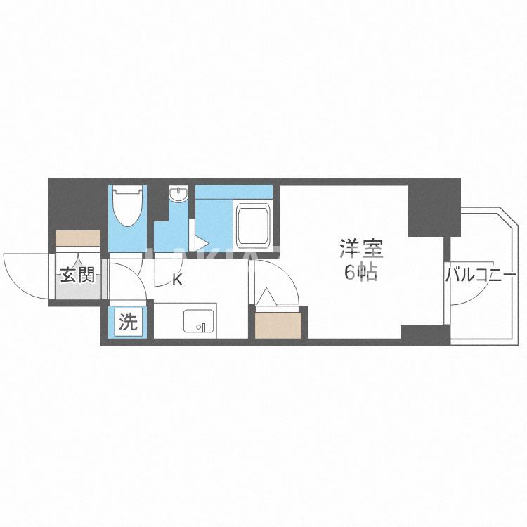 8階の間取り図