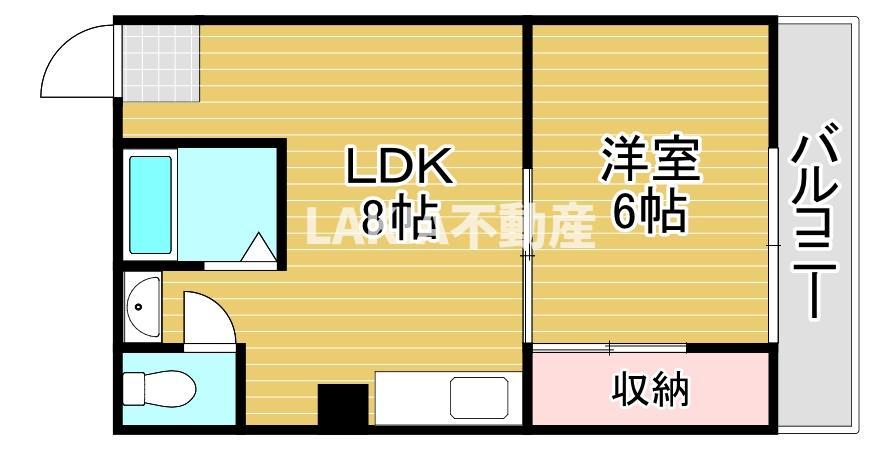 6階の間取り図