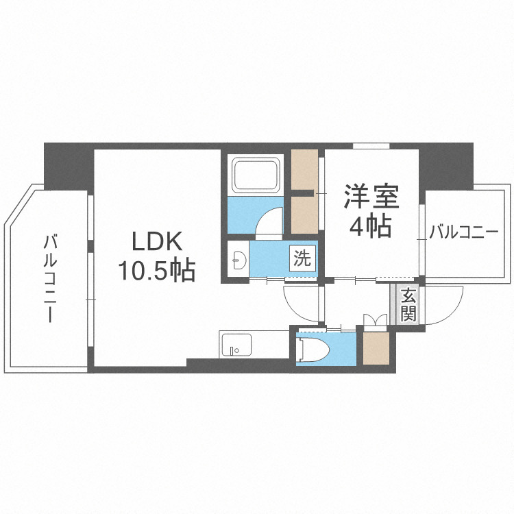9階の間取り図
