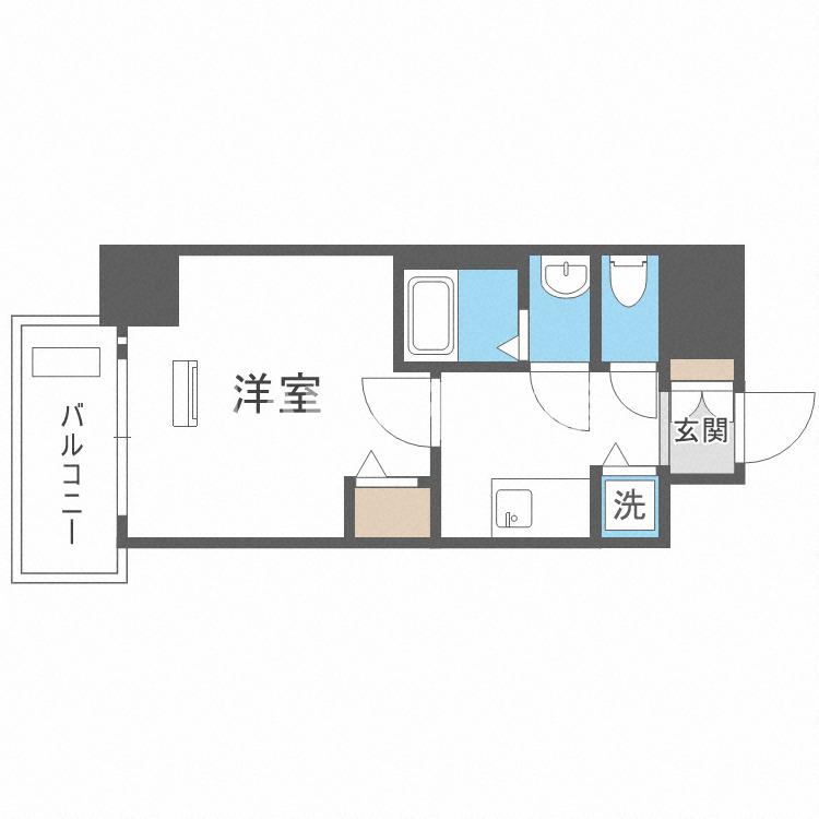 8階の間取り図