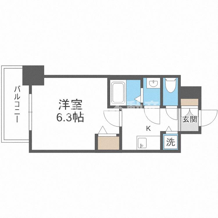 2階の間取り図