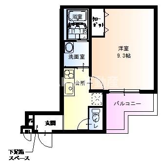 1階の間取り図