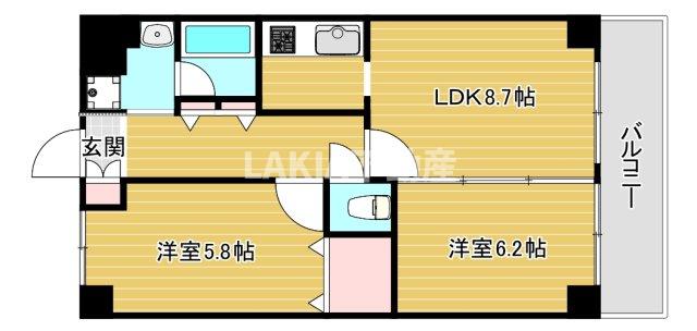 7階の間取り図