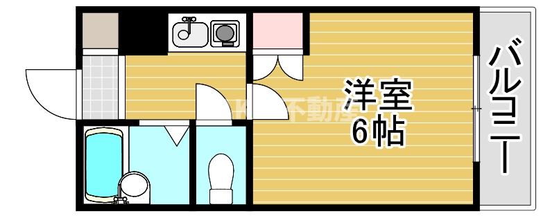 6階の間取り図