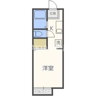 2階の間取り図