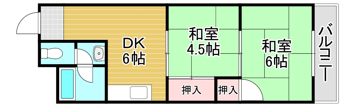 4階の間取り図
