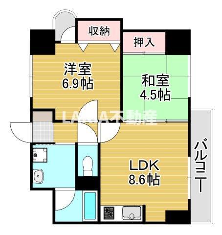 9階の間取り図