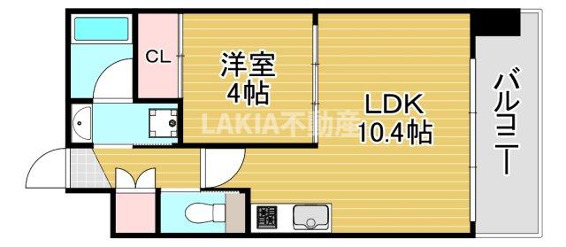 2階の間取り図