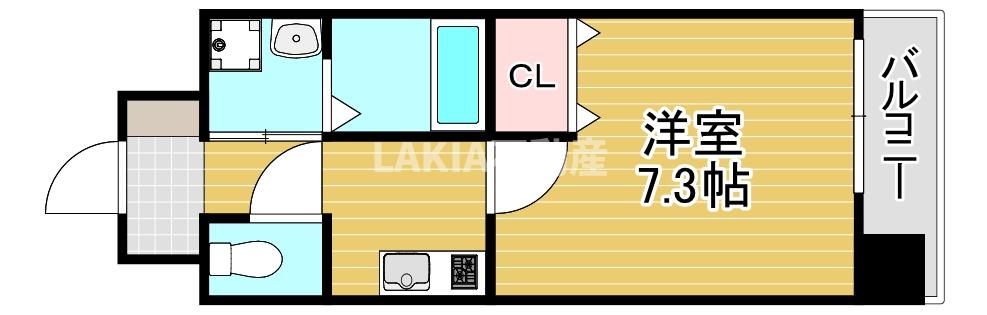 8階の間取り図