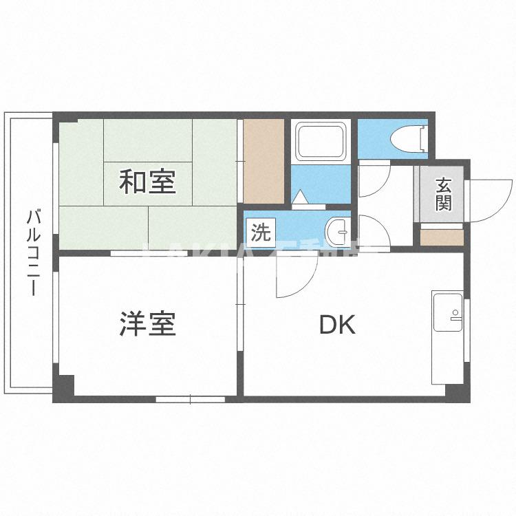 3階の間取り図