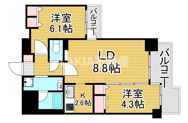 7階の間取り図