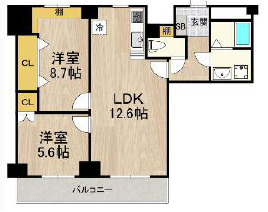 9階の間取り図