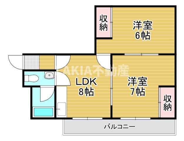 2階の間取り図