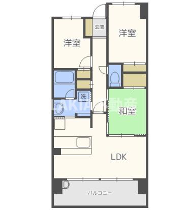 4階の間取り図