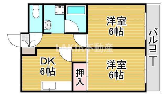 2階の間取り図