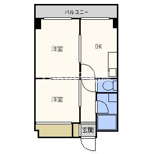 2階の間取り図