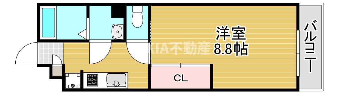 3階の間取り図