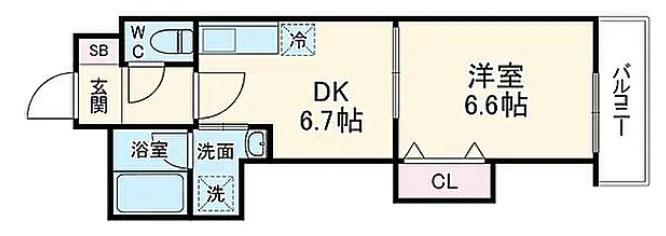 7階の間取り図