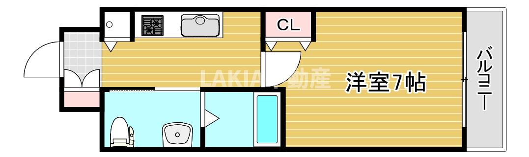 7階の間取り図