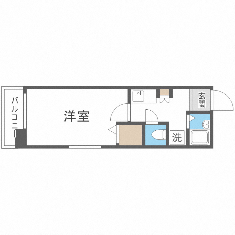 6階の間取り図