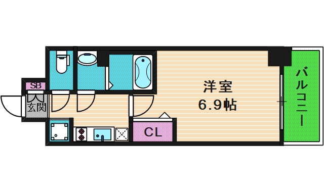 6階の間取り図