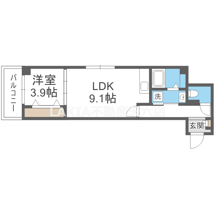 1階の間取り図