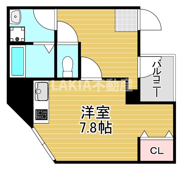 4階の間取り図