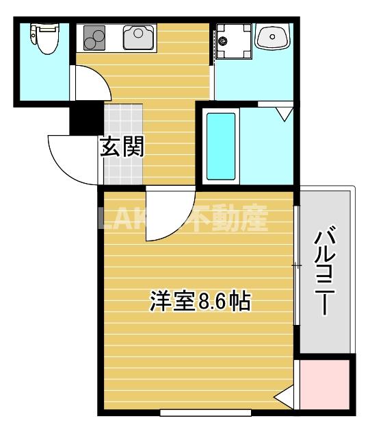 2階の間取り図