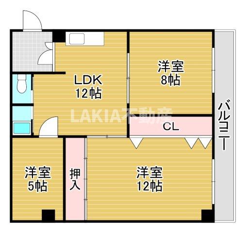 9階の間取り図