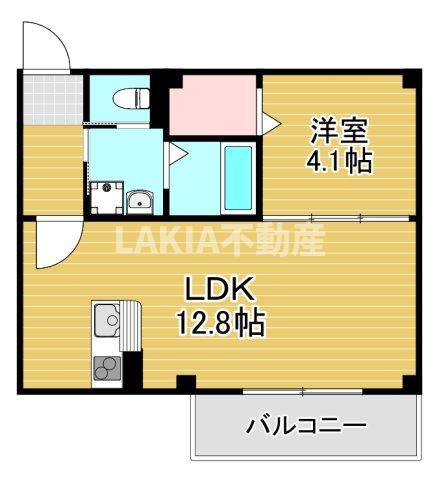 1階の間取り図
