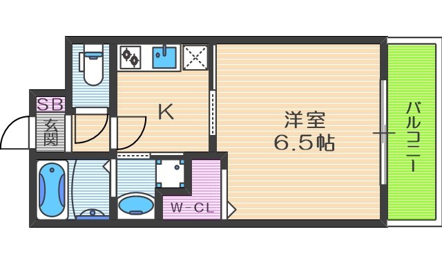 8階の間取り図