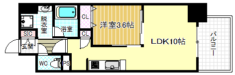 3階の間取り図