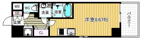 10階の間取り図