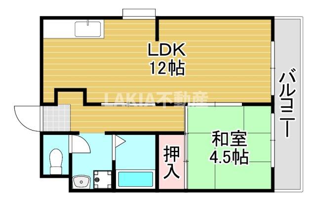 1階の間取り図