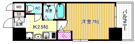12階の間取り図