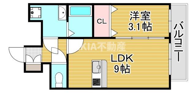 2階の間取り図