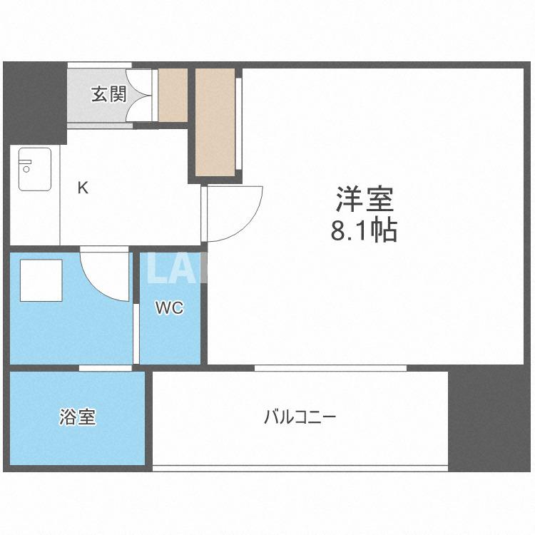 5階の間取り図