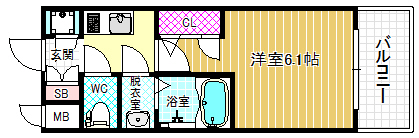 5階の間取り図
