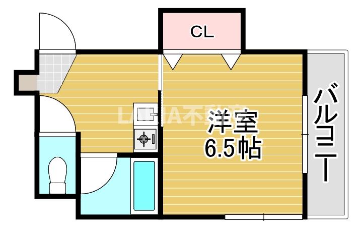 1階の間取り図